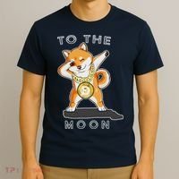 Dogecoin Dab To The Moon T-Shirt thumb 3