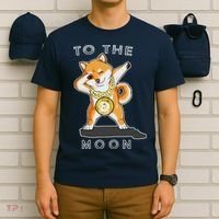 Dogecoin Dab To The Moon T-Shirt thumb 6