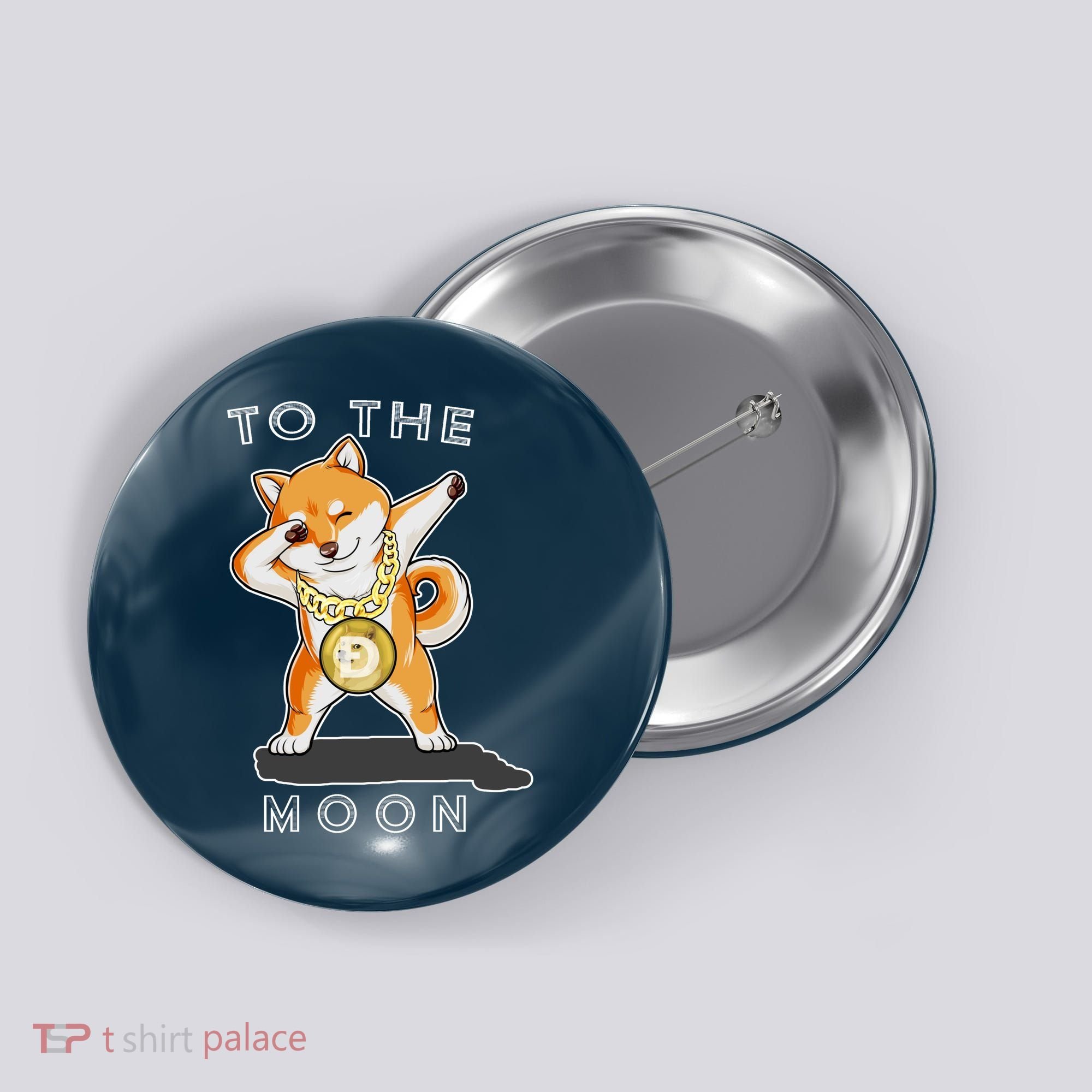 Dogecoin Dab To The Moon Button