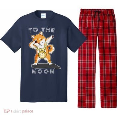 Dogecoin Dab To The Moon Pajama Set