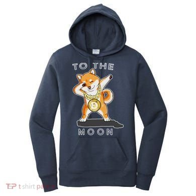 Dogecoin Dab To The Moon Women's Hoodie