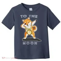 Dogecoin Dab To The Moon Toddler T-Shirt thumb 0