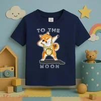 Dogecoin Dab To The Moon Toddler T-Shirt thumb 3