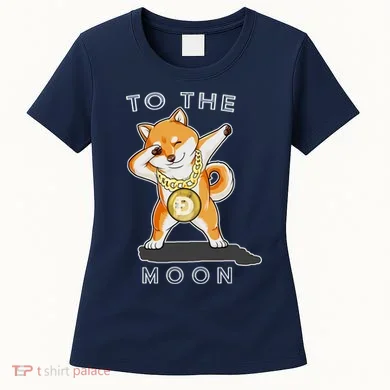 Dogecoin Dab To The Moon Women's T-Shirt