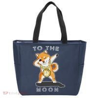 Dogecoin Dab To The Moon Tote Bag thumb 0