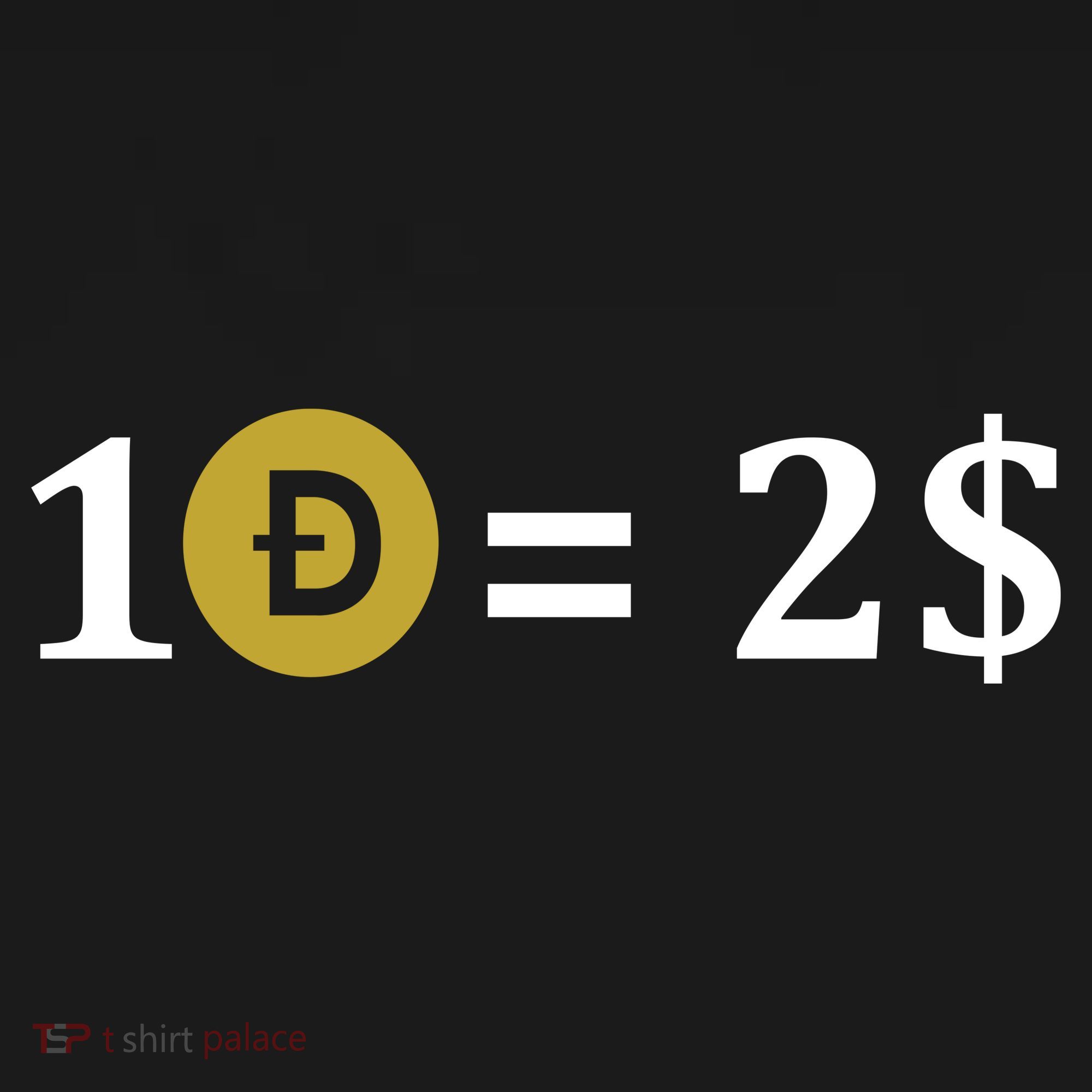 Dogecoin Equal 2 Dollars Doge Crypto Currency  Bucket Hat