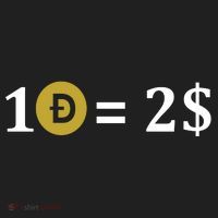 Dogecoin Equal 2 Dollars Doge Crypto Currency  Hat thumb 2