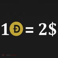 Dogecoin Equal 2 Dollars Doge Crypto Currency  Women's T-Shirt thumb 6