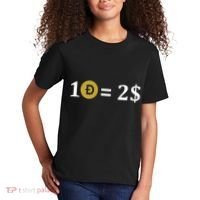 Dogecoin Equal 2 Dollars Doge Crypto Currency  Kids T-Shirt thumb 2