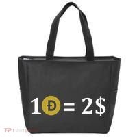 Dogecoin Equal 2 Dollars Doge Crypto Currency  Tote Bag thumb 0