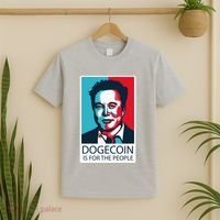 Dogecoin Is For The People Elon Musk T-Shirt thumb 2