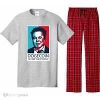 Dogecoin Is For The People Elon Musk Pajama Set thumb 0