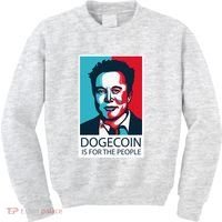 Dogecoin Is For The People Elon Musk Kids Sweatshirt thumb 0