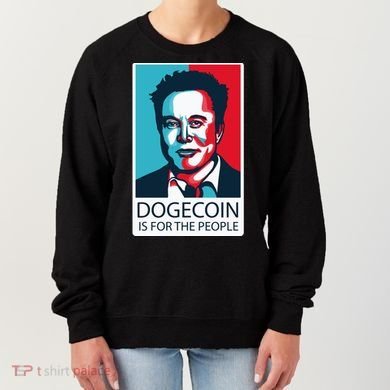 Dogecoin Is For The People Elon Musk Women's Sweatshirt