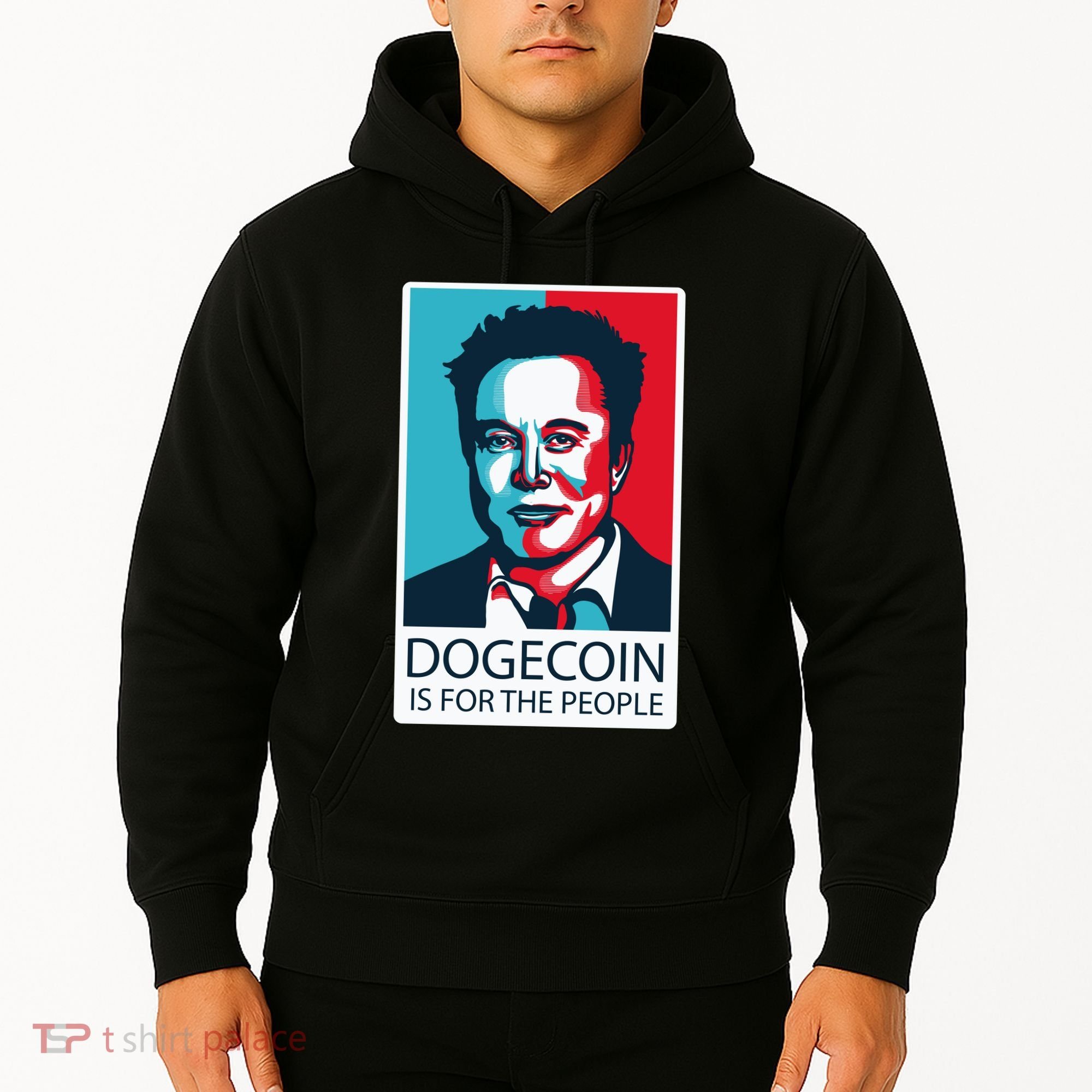 Dogecoin Is For The People Elon Musk Hoodie