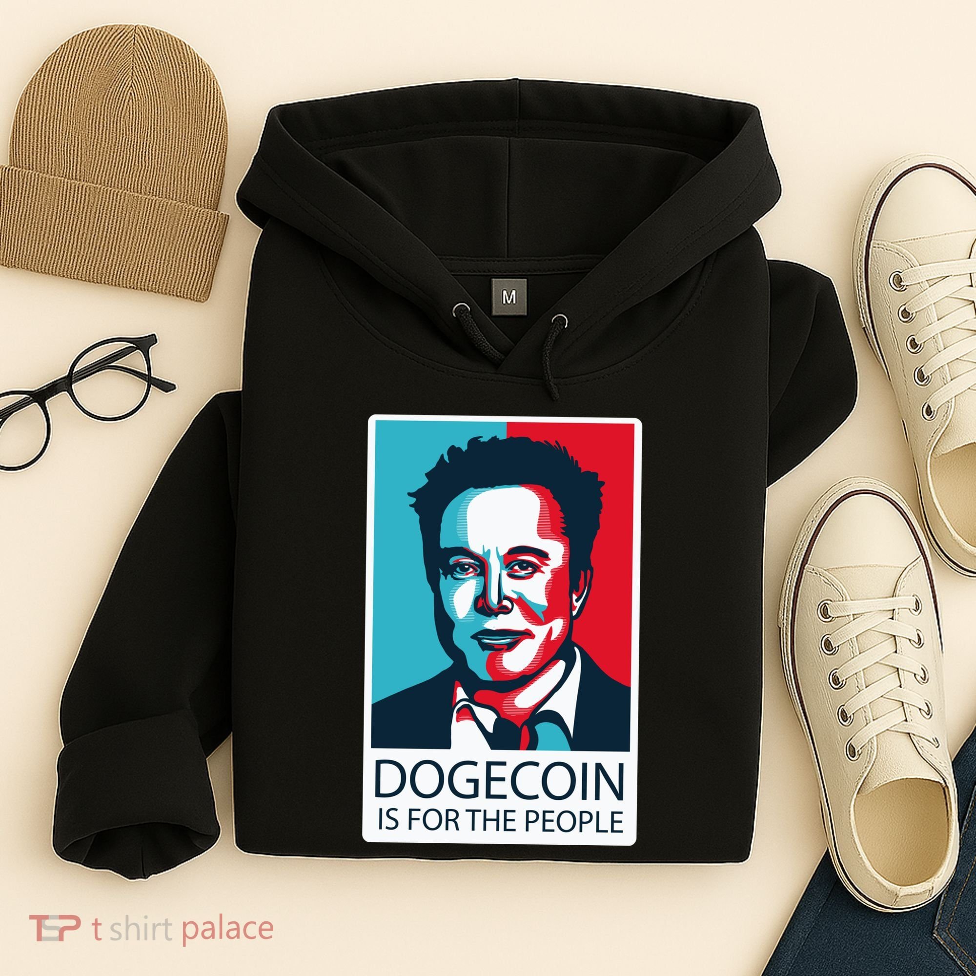 Dogecoin Is For The People Elon Musk Hoodie