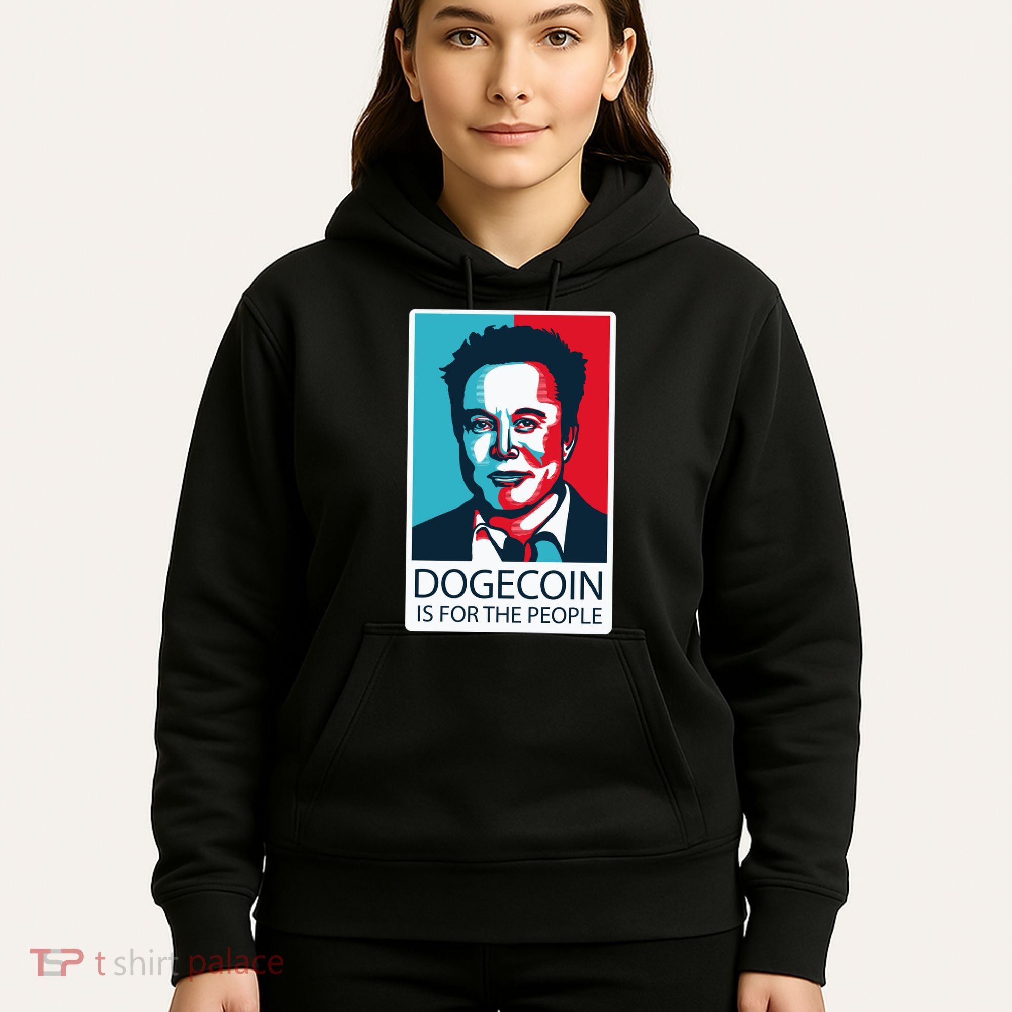 Dogecoin Is For The People Elon Musk Hoodie