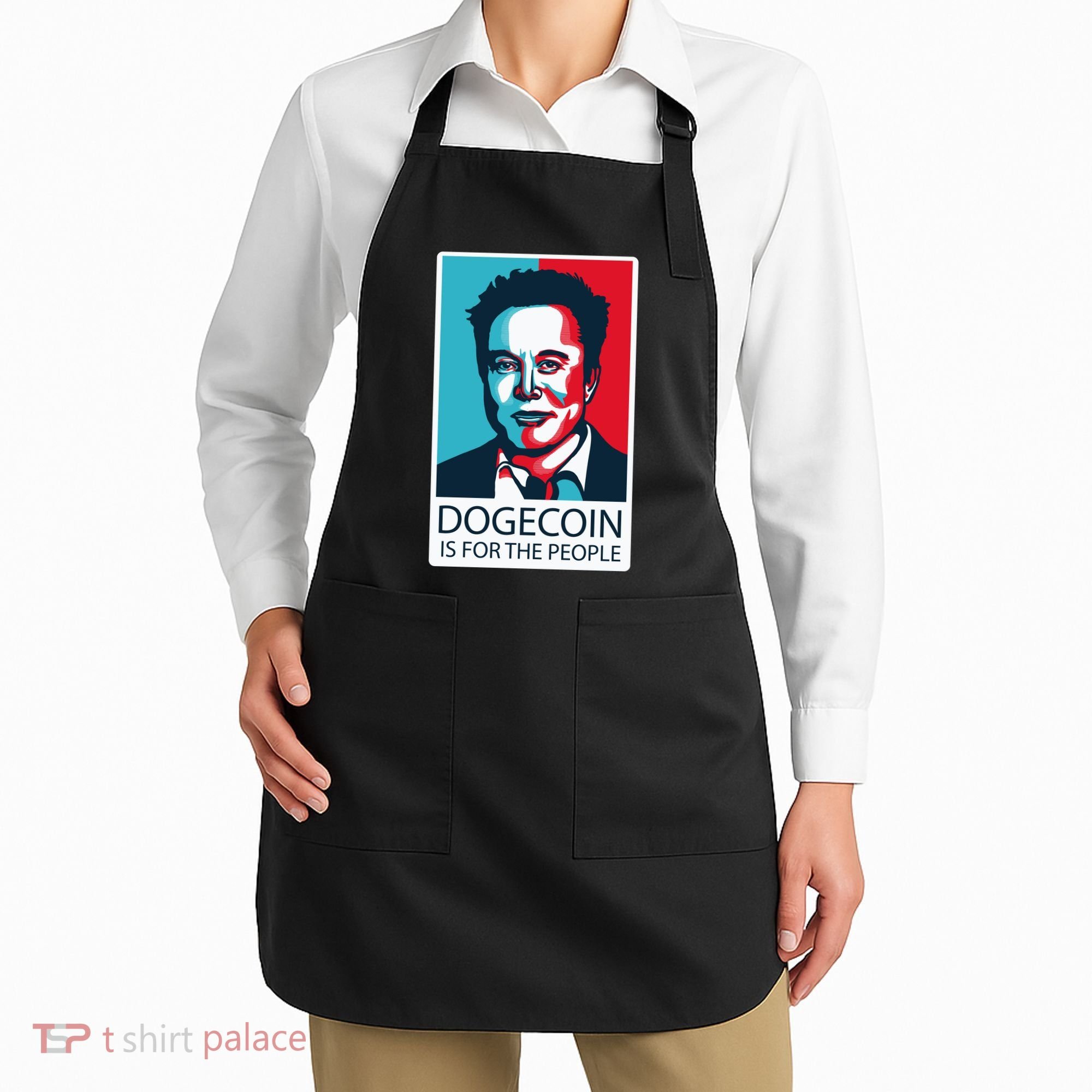 Dogecoin Is For The People Elon Musk Apron