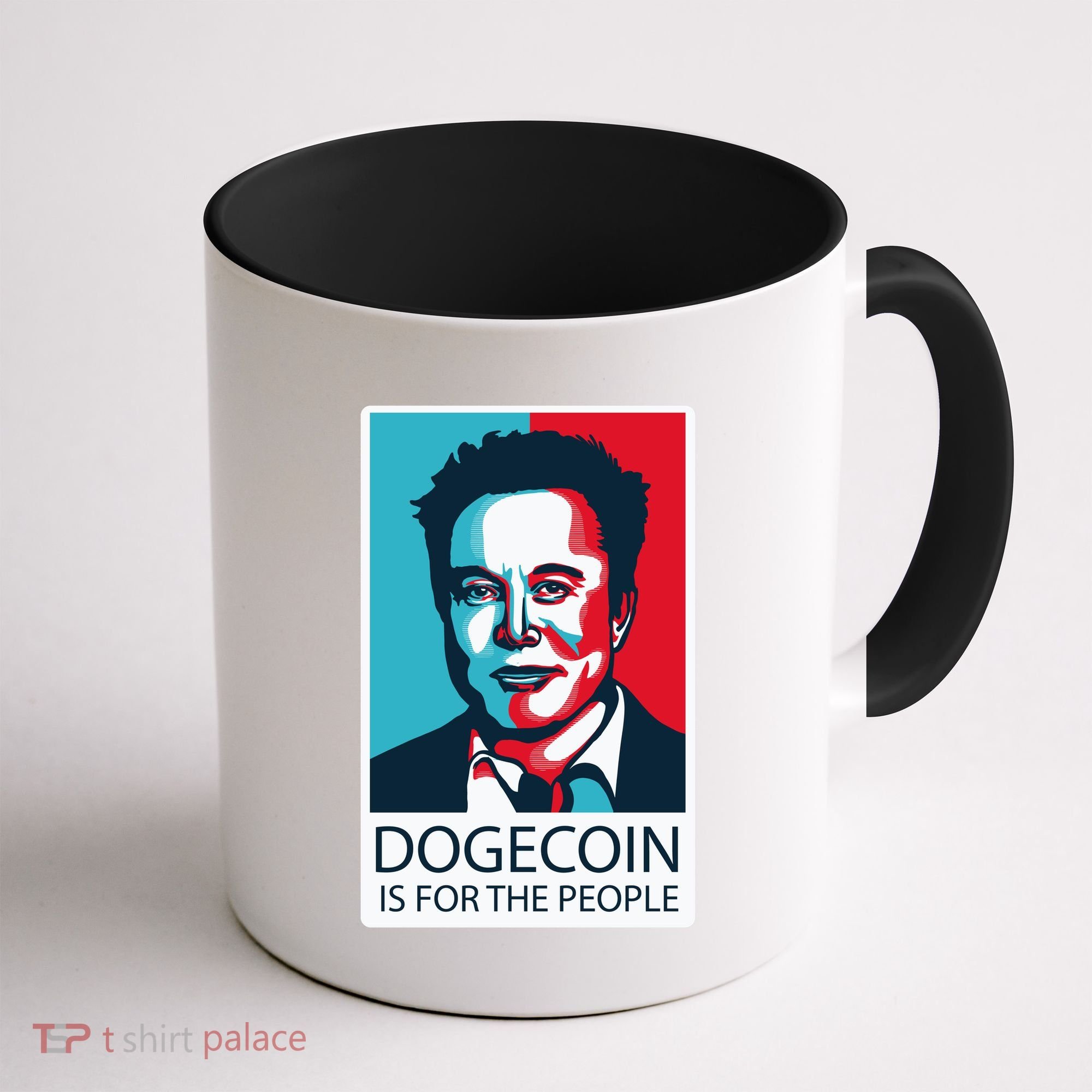 Dogecoin Is For The People Elon Musk Coffee Mug