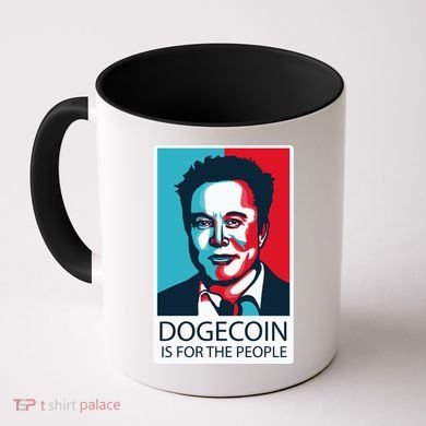 Dogecoin Is For The People Elon Musk Coffee Mug