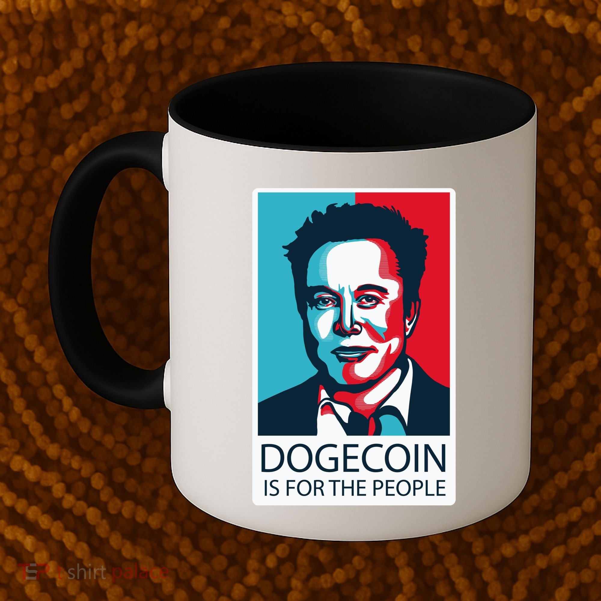 Dogecoin Is For The People Elon Musk Coffee Mug