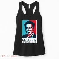 Dogecoin Is For The People Elon Musk Women's Tank Top thumb 0