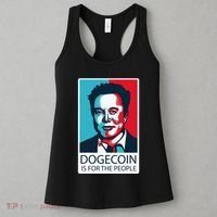 Dogecoin Is For The People Elon Musk Women's Tank Top thumb 3
