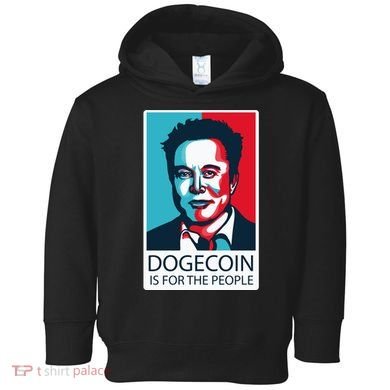 Dogecoin Is For The People Elon Musk Toddler Hoodie