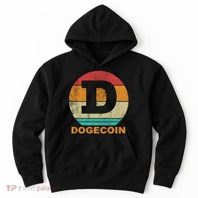Dogecoin Meme Retro Vintage Style Hoodie