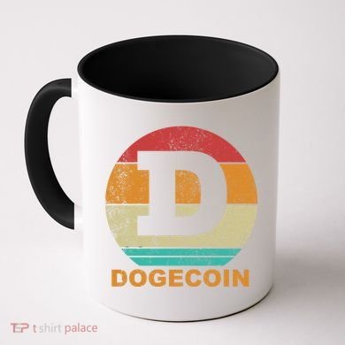 Dogecoin Meme Retro Vintage Style Coffee Mug