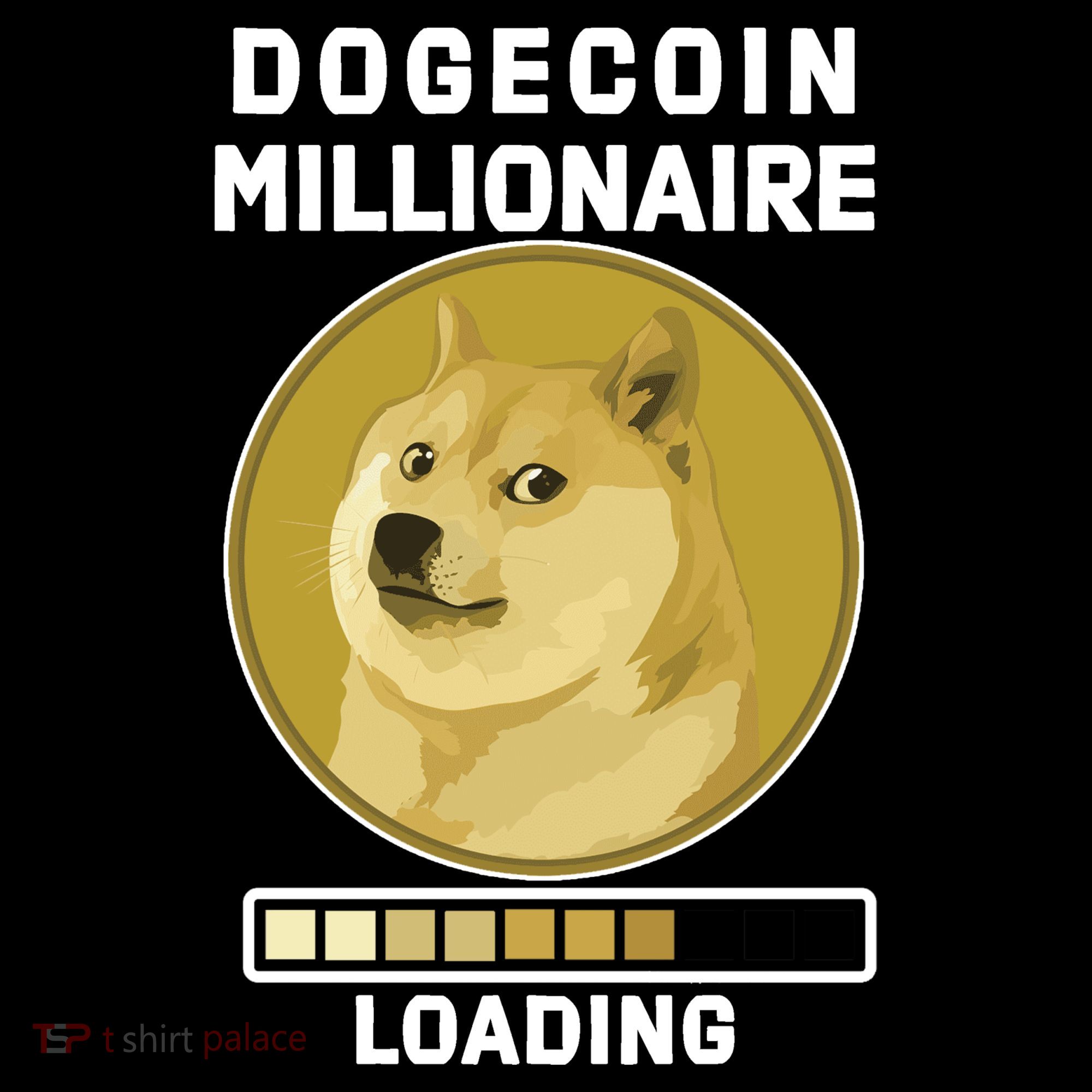 Dogecoin Millionaire Loading Funny Doge Crypto Backpack