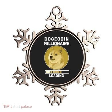 Dogecoin Millionaire Loading Funny Doge Crypto Ornament