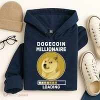 Dogecoin Millionaire Loading Funny Doge Crypto Hoodie thumb 4