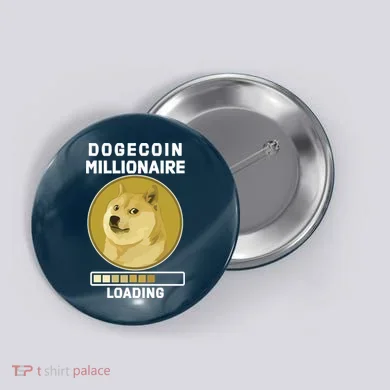 Dogecoin Millionaire Loading Funny Doge Crypto Button