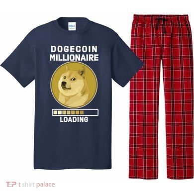 Dogecoin Millionaire Loading Funny Doge Crypto Pajama Set