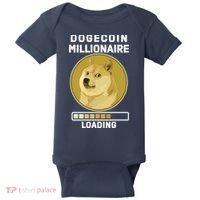 Dogecoin Millionaire Loading Funny Doge Crypto Baby Bodysuit thumb 0