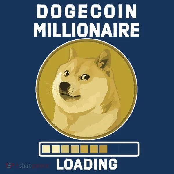 Dogecoin Millionaire Loading Funny Doge Crypto Women's Long Sleeve Shirt