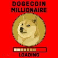 Dogecoin Millionaire Loading Funny Doge Crypto Santa Hat thumb 1
