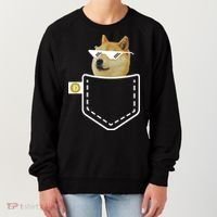 Dogecoin Pocket Doge Coin Women's Sweatshirt thumb 0
