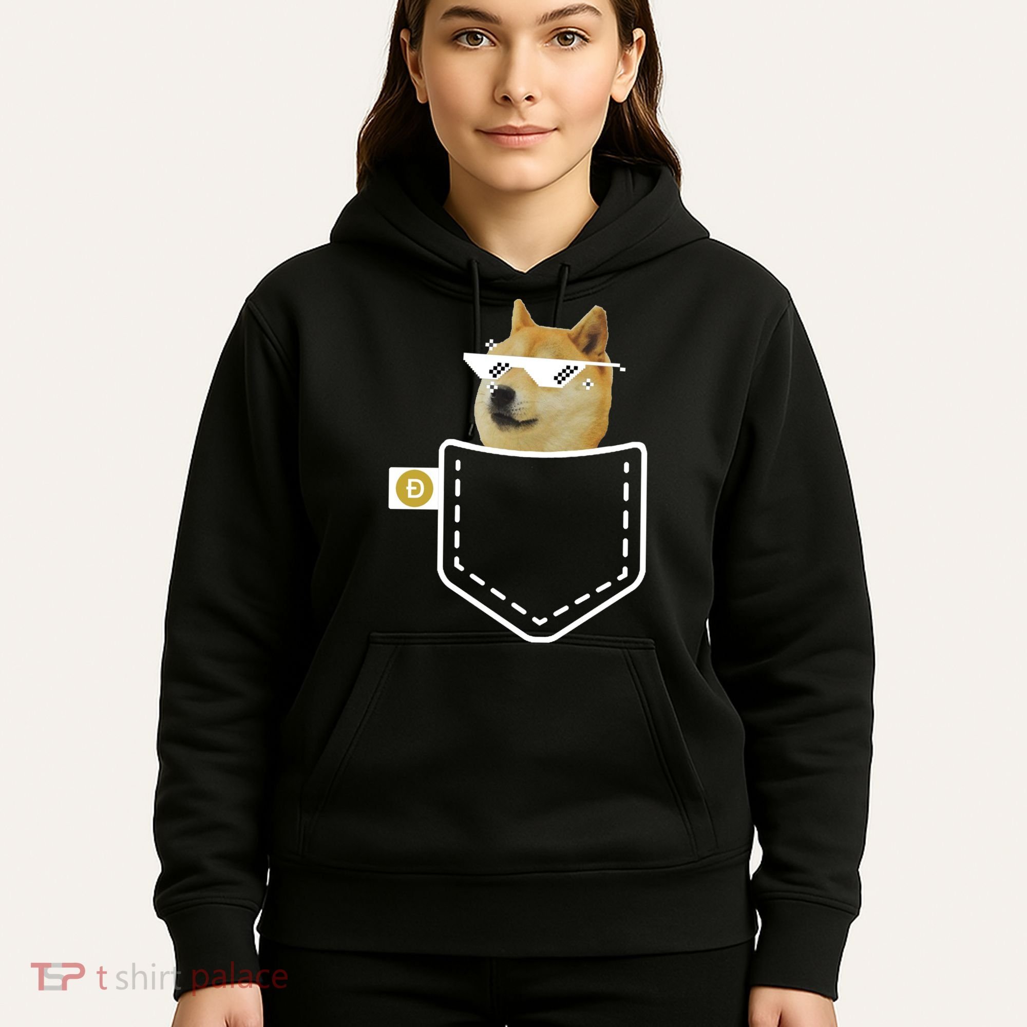 Dogecoin Pocket Doge Coin Hoodie