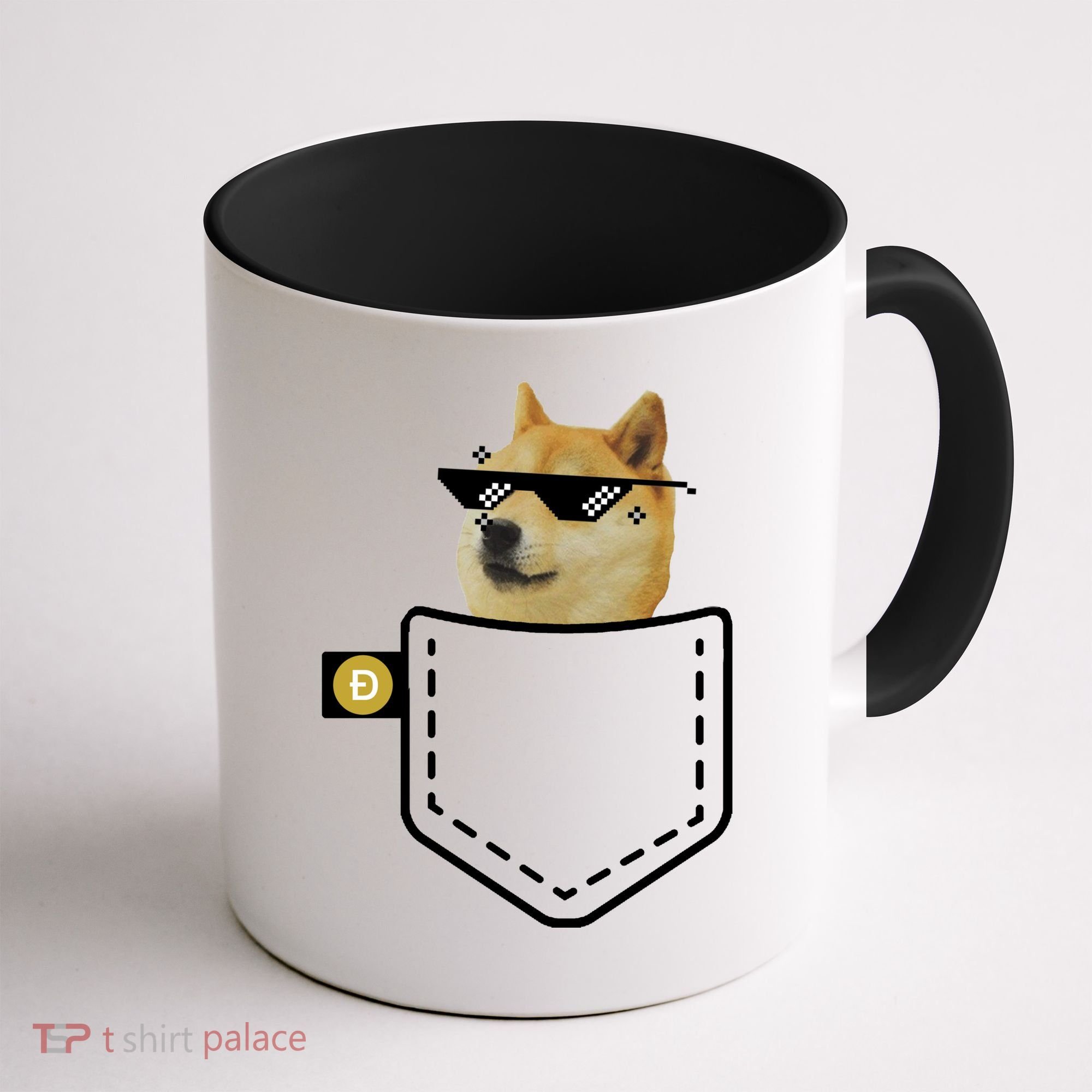 Dogecoin Pocket Doge Coin Coffee Mug