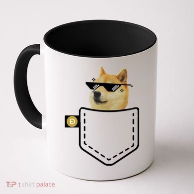 Dogecoin Pocket Doge Coin Coffee Mug