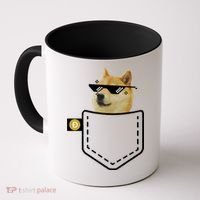 Dogecoin Pocket Doge Coin Coffee Mug thumb 0