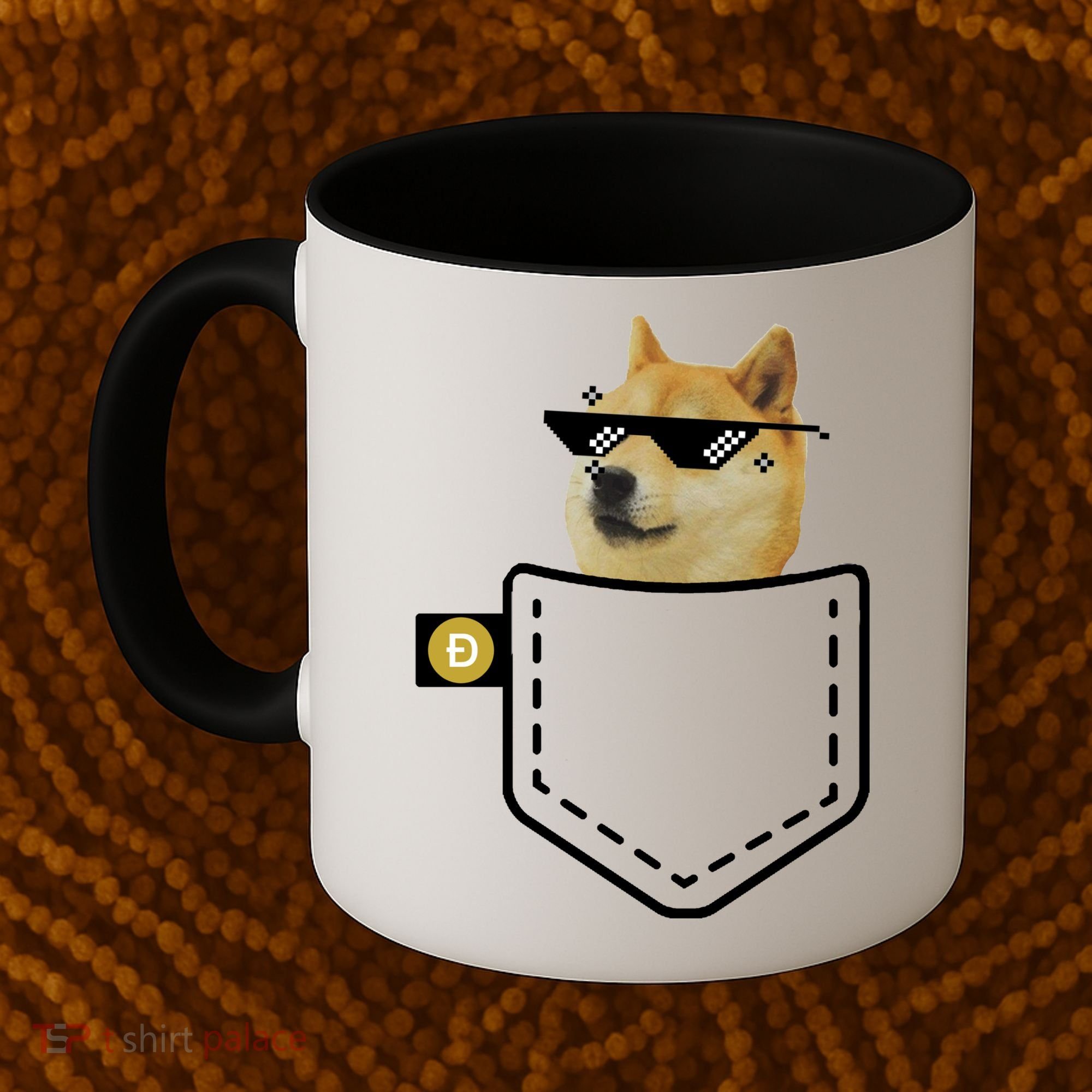 Dogecoin Pocket Doge Coin Coffee Mug