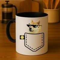 Dogecoin Pocket Doge Coin Coffee Mug thumb 4