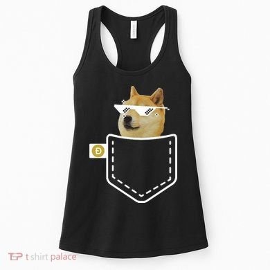 Dogecoin Pocket Doge Coin Women's Tank Top