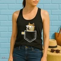 Dogecoin Pocket Doge Coin Women's Tank Top thumb 2