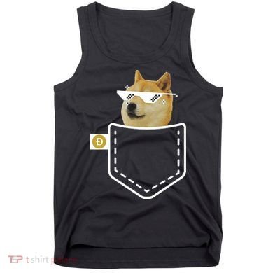 Dogecoin Pocket Doge Coin Tank Top
