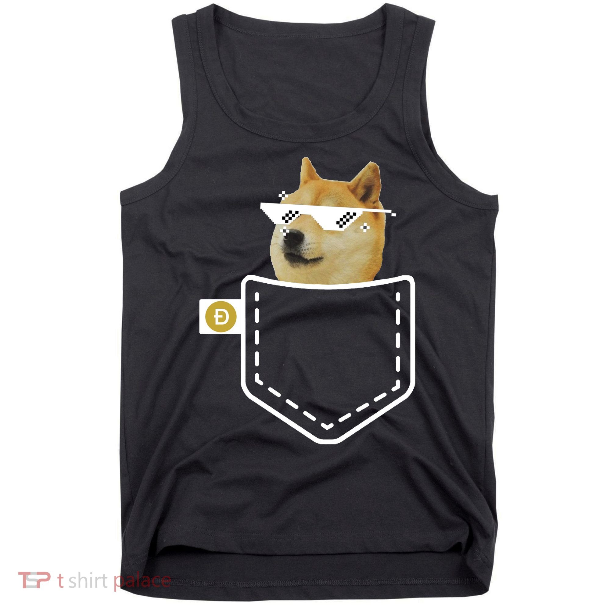 Dogecoin Pocket Doge Coin Tank Top