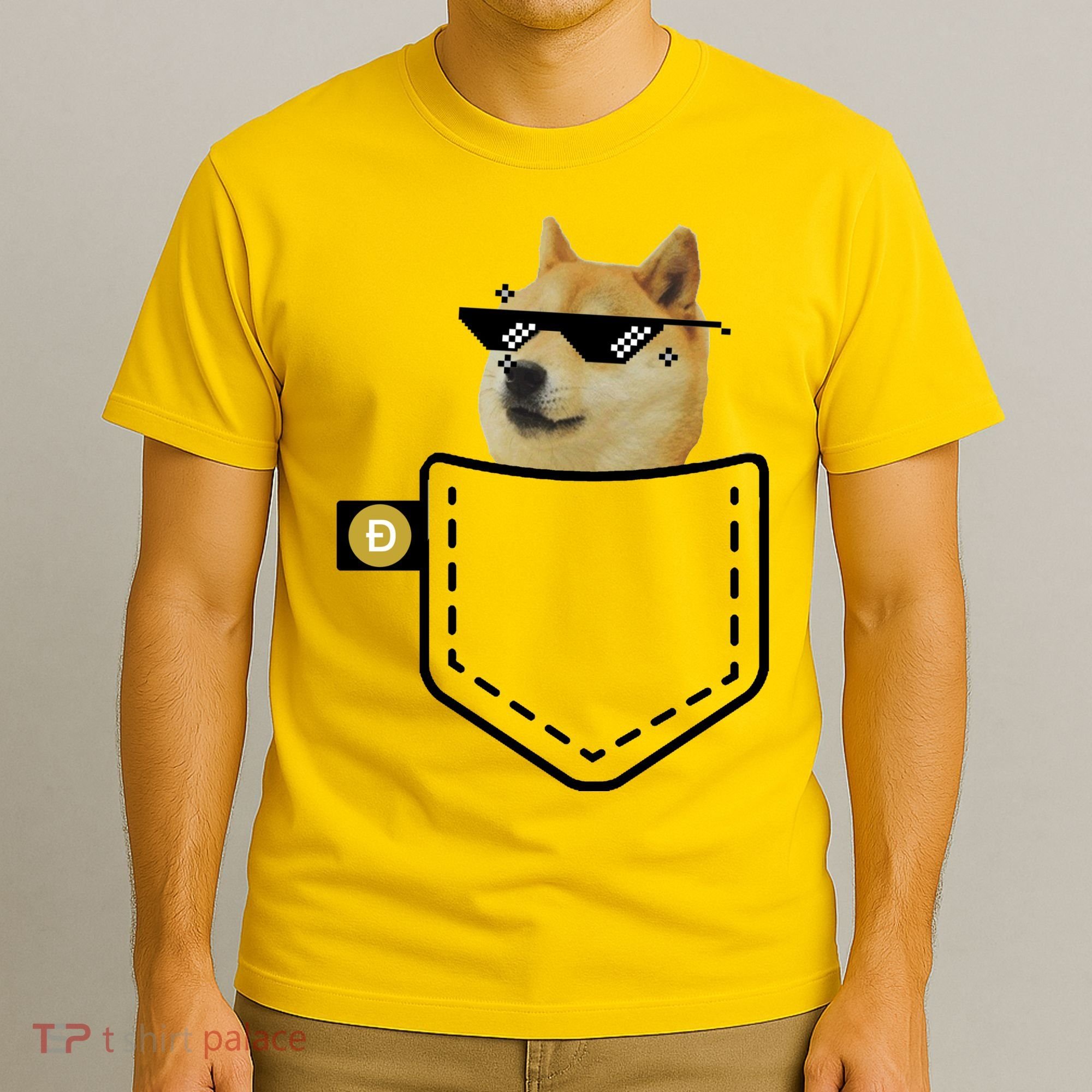 Dogecoin Pocket Doge Coin T-Shirt